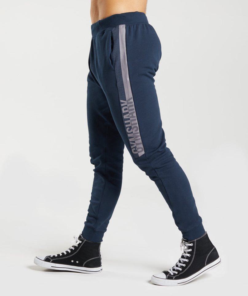 Men's Gymshark Bold React Jogger Navy | NZ 0ELRPT